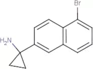 1-(5-Bromonaphthalen-2-yl)cyclopropan-1-amine