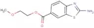 2-methoxyethyl 2-amino-1,3-benzothiazole-6-carboxylate