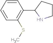 2-(2-Methylsulfanylphenyl)pyrrolidine