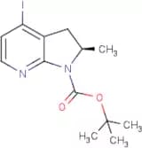 (2R)-4-Iodo-2-methyl-2,3-dihydro-1H-pyrrolo[2,3-b]pyridine, N-BOC protected