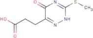 3-(2,5-Dihydro-3-methylthio-5-oxo-1,2,4-triazin-6-yl)propionic acid