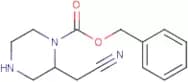 2-(Cyanomethyl)-1-piperazinecarboxylic acid, phenylmethyl ester