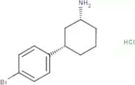 rac-(1R,3S)-3-(4-Bromophenyl)cyclohexan-1-amine hydrochloride