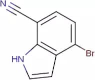 4-Bromo-1H-indole-7-carbonitrile