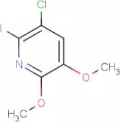 3-Chloro-2-iodo-5,6-dimethoxypyridine
