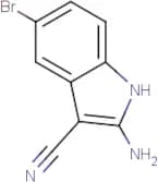 2-amino-5-bromo-1H-indole-3-carbonitrile