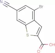 4-Bromo-6-cyanobenzo[b]thiophene-2-carboxylic acid