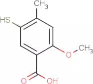 5-Mercapto-2-methoxy-4-methylbenzoic acid