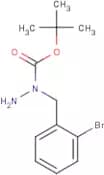 tert-Butyl N-amino-N-[(2-bromophenyl)methyl]carbamate