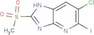 6-Chloro-5-iodo-2-(methylsulfonyl)-1H-imidazo[4,5-b]pyridine