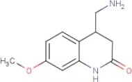 4-(Aminomethyl)-3,4-dihydro-7-methoxyquinolin-2(1H)-one