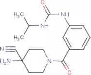 1-{3-[(4-Amino-4-cyanopiperidin-1-yl)carbonyl]phenyl}-3-isopropylurea
