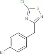 3-(4-Bromobenzyl)-5-chloro-1,2,4-thiadiazole