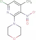 4-(6-Chloro-4-methyl-3-nitropyridin-2-yl)morpholine