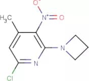 2-(Azetidin-1-yl)-6-chloro-4-methyl-3-nitropyridine
