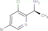 (S) -1-(5-Bromo-3-chloropyridin-2-yl)ethanamine