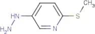 5-Hydrazinyl-2-(methylsulfanyl)pyridine