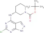 tert-Butyl (3R)-3-[(6-chloro-1H-pyrazolo[3,4-d]pyrimidin-4-yl)amino]piperidine-1-carboxylate