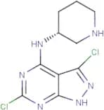 3,6-Dichloro-N-[(3R)-piperidin-3-yl]-1H-pyrazolo[3,4-d]pyrimidin-4-amine