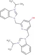 1,1'-((4-Hydroxypyridine-2,6-diyl)bis(methylene))bis(3-isopropyl-1H-benzo[d]imidazol-3-ium)