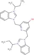 1,1'-((4-Hydroxypyridine-2,6-diyl)bis(methylene))bis(3-(sec-butyl)-1H-benzo[d]imidazol-3-ium)
