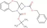 1-Benzyl 4'-tert-butyl 1H-spiro[azetidine-3,3'-[1,4]benzoxazepine]-1,4'(5'H)-dicarboxylate