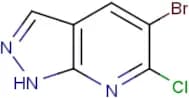 5-Bromo-6-chloro-1H-pyrazolo[3,4-b]pyridine