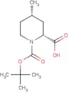 cis-4-Methylpiperidine-2-carboxylic acid, N-BOC protected
