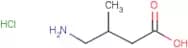 4-amino-3-methylbutanoic acid hydrochloride
