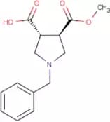trans-1-Benzyl-4-(methoxycarbonyl)pyrrolidine-3-carboxylic acid
