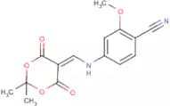 4-{[(2,2-Dimethyl-4,6-dioxo-1,3-dioxan-5-ylidene)methyl]amino}-2-methoxybenzonitrile