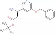 tert-butyl 3-amino-3-(5-phenylmethoxypyridin-3-yl)prop-2-enoate