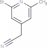 2-(2-Bromo-6-methylpyridin-4-yl)acetonitrile
