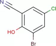 3-Bromo-5-chloro-2-hydroxybenzonitrile