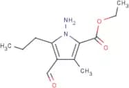 Ethyl 1-amino-4-formyl-3-methyl-5-propylpyrrole-2-carboxylate