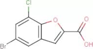 5-Bromo-7-chloro-1-benzofuran-2-carboxylic acid