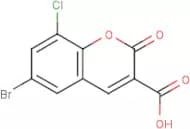 6-Bromo-8-chloro-2-oxo-2H-chromene-3-carboxylic acid