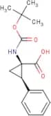 (1R,2R)-1-[(tert-Butoxycarbonyl)amino]-2-phenylcyclopropanecarboxylic acid