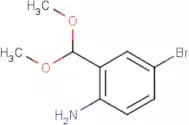 4-Bromo-2-(dimethoxymethyl)aniline