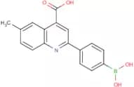 2-(4-Dihydroxyborane)phenyl-4-carboxy-6-methylquinoline