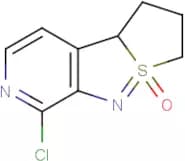 1-Chloro-4b,5,6,7-tetrahydrothieno[1',2':1,5]isothiazolo[3,4-c]pyridine 8-oxide