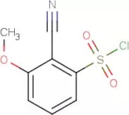 2-Cyano-3-methoxybenzenesulfonyl chloride