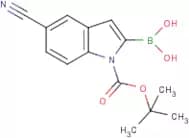 5-Cyano-1H-indole-2-boronic acid, N-BOC protected