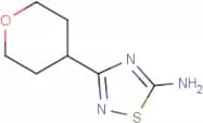 3-(Oxan-4-yl)-1,2,4-thiadiazol-5-amine