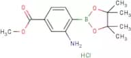 2-Amino-4-(methoxycarbonyl)benzeneboronic acid, pinacol ester hydrochloride