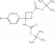 N,1-Di-Boc-3-(4-bromophenyl)-3-azetidinamine