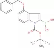 4-Benzyloxyindole-2-boronic acid, N-BOC protected