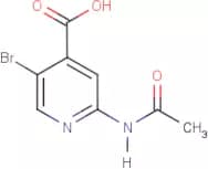 2-Acetamido-5-bromoisonicotinic acid