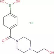 4-{[4-(2-Hydroxyethyl)piperazin-1-yl]carbonyl}benzeneboronic acid hydrochloride