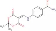 4-{[(2,2-Dimethyl-4,6-dioxo-1,3-dioxan-5-ylidene)methyl]amino}benzamide